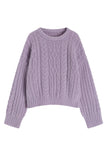 Me Time Mohair And Wool Blend Sweater - Purple