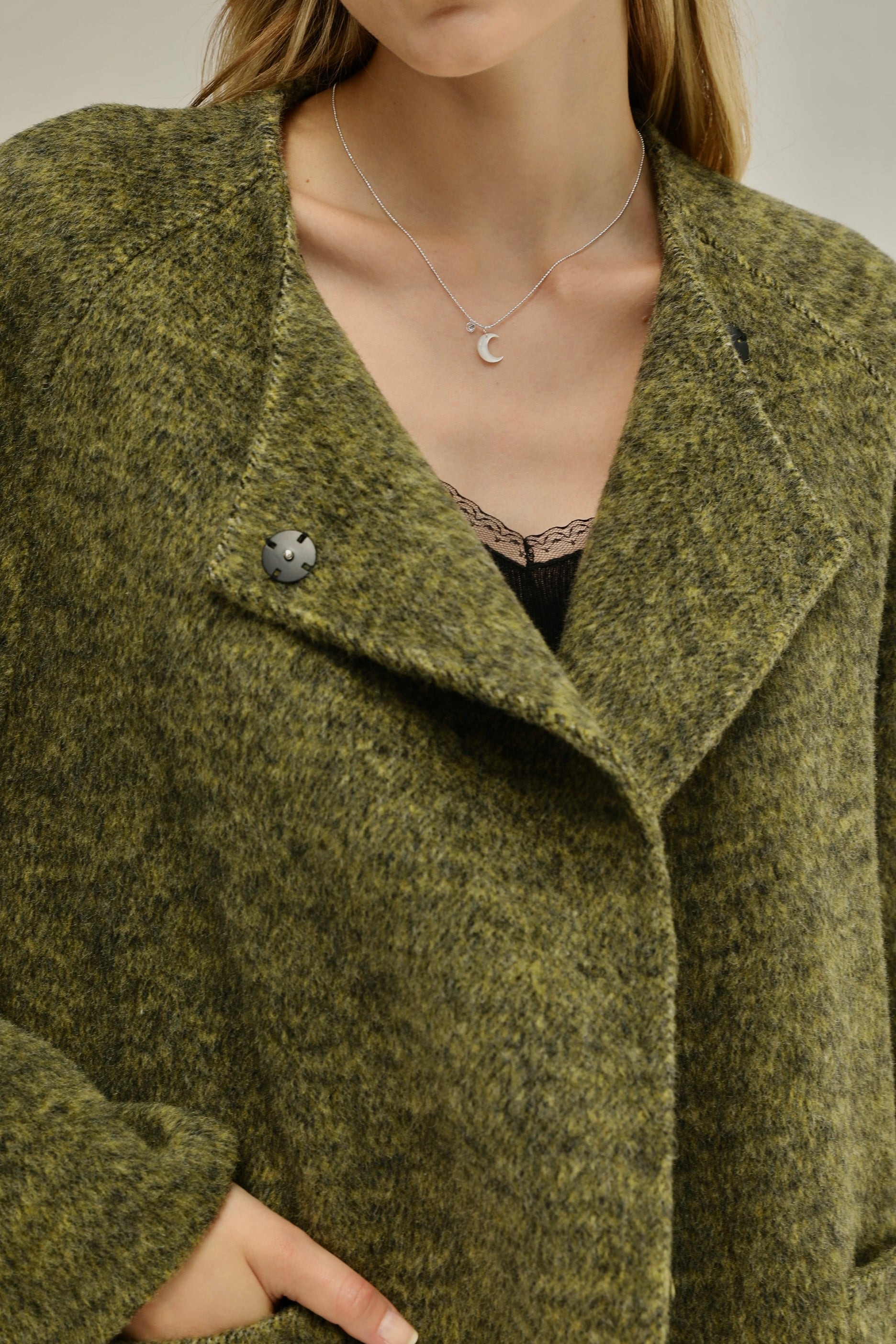 Miley Wool Blend Coat - Green