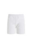 Seamless Boy Shorts - White