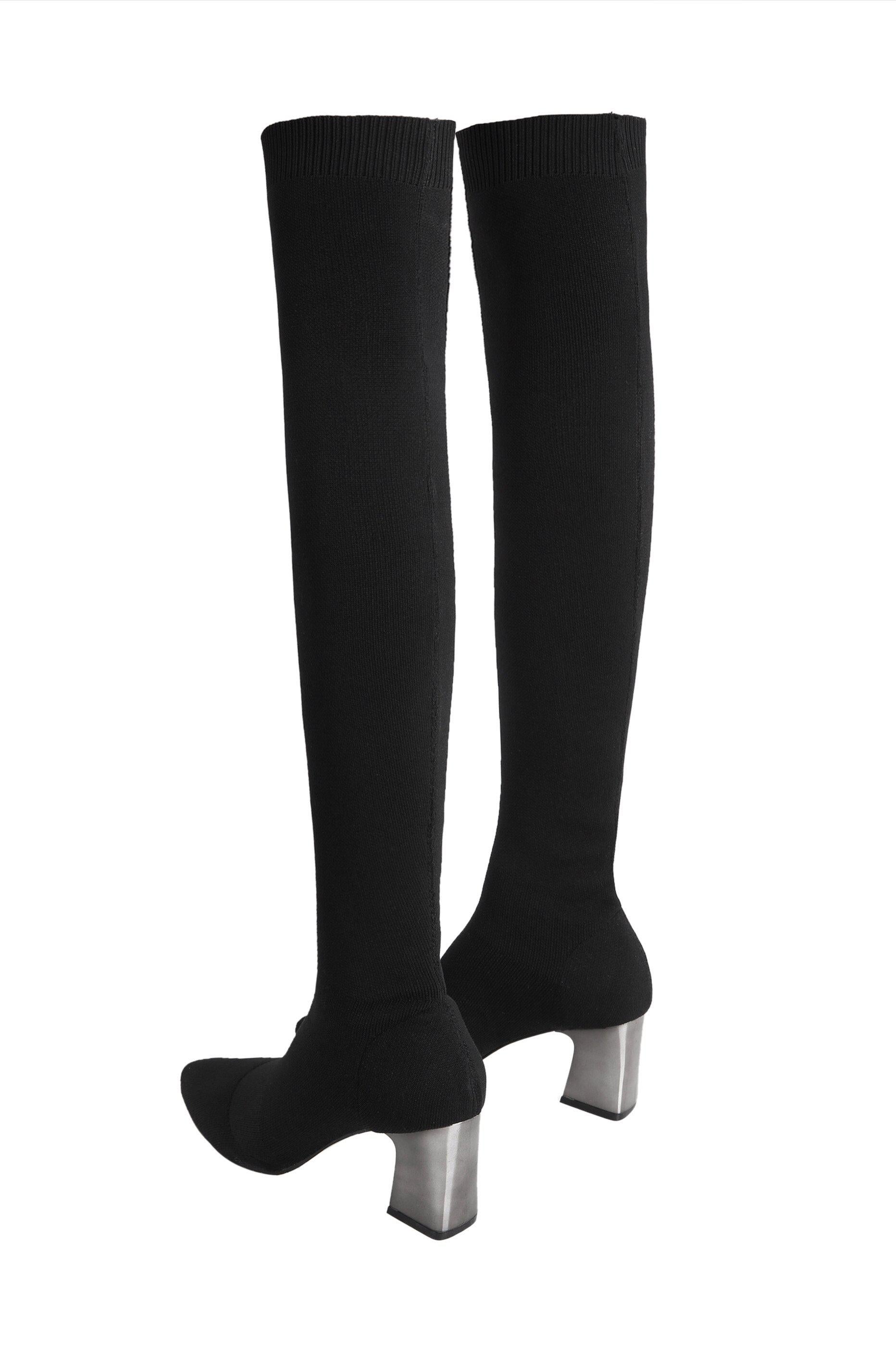 Soulmate Stretch-Knit Over-The-Knee Boots