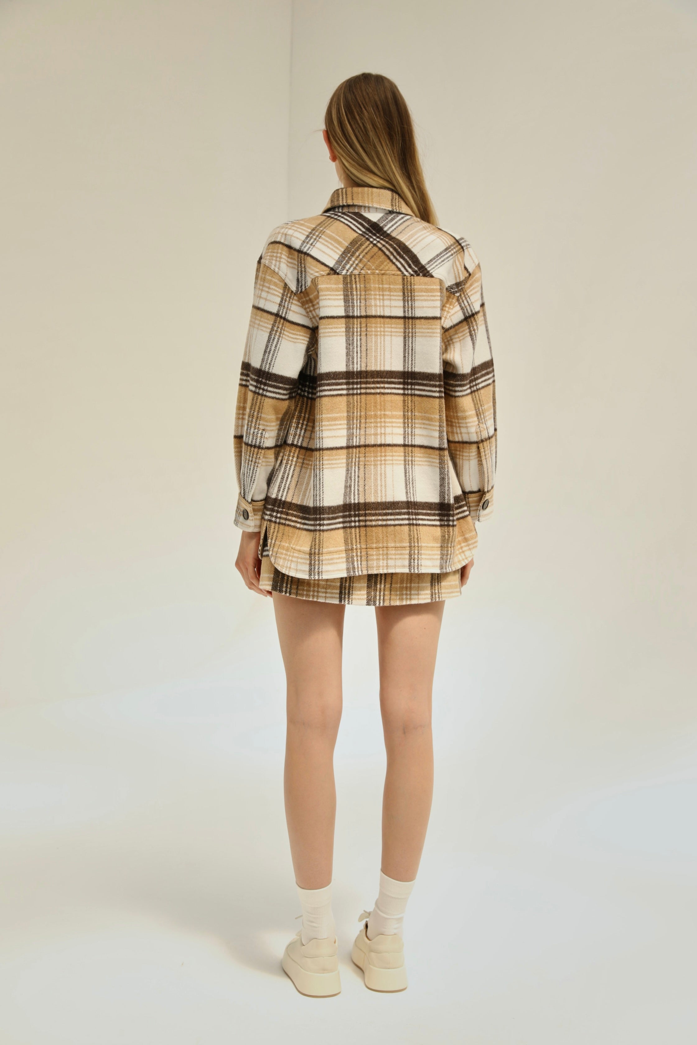 Clarke Wool Flannel Set - Jacket & Skirt