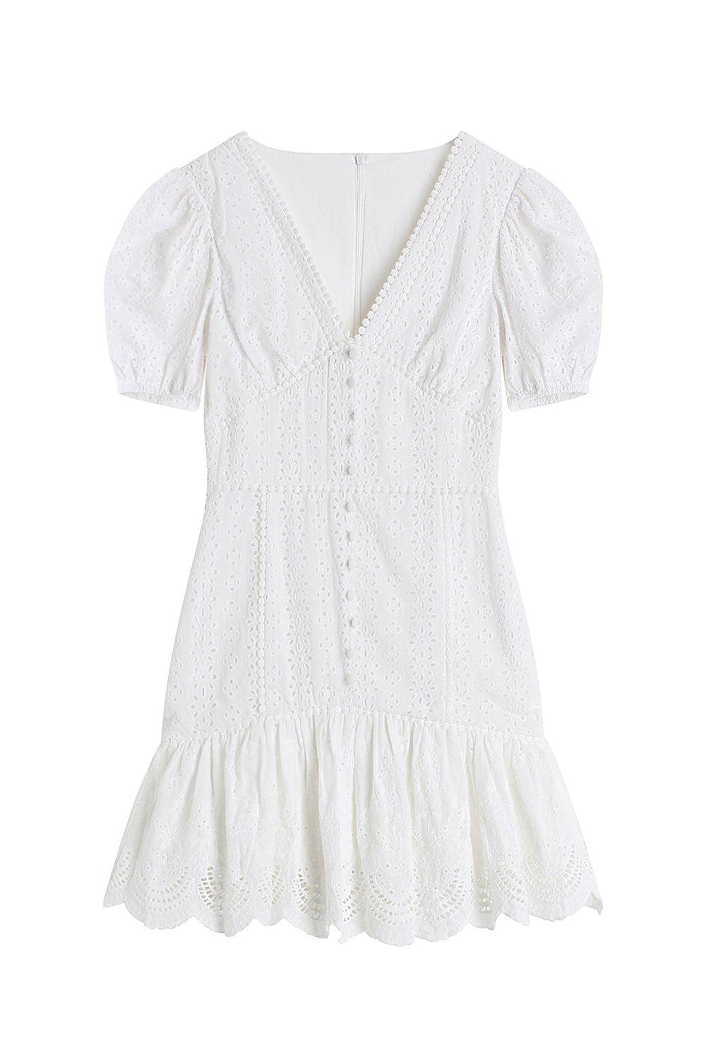 Mae  Broderie Anglaise Cotton Dress