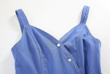 BECCA BUTTON-DETAILED WRAP DRESS-DRESS-My Dearest