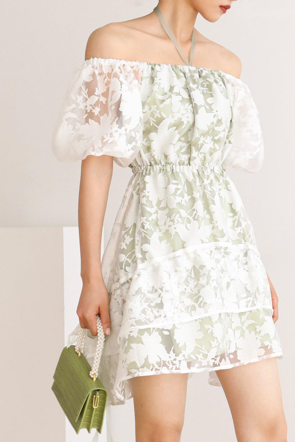 FOREST ORGANZA DRESS-DRESS-My Dearest