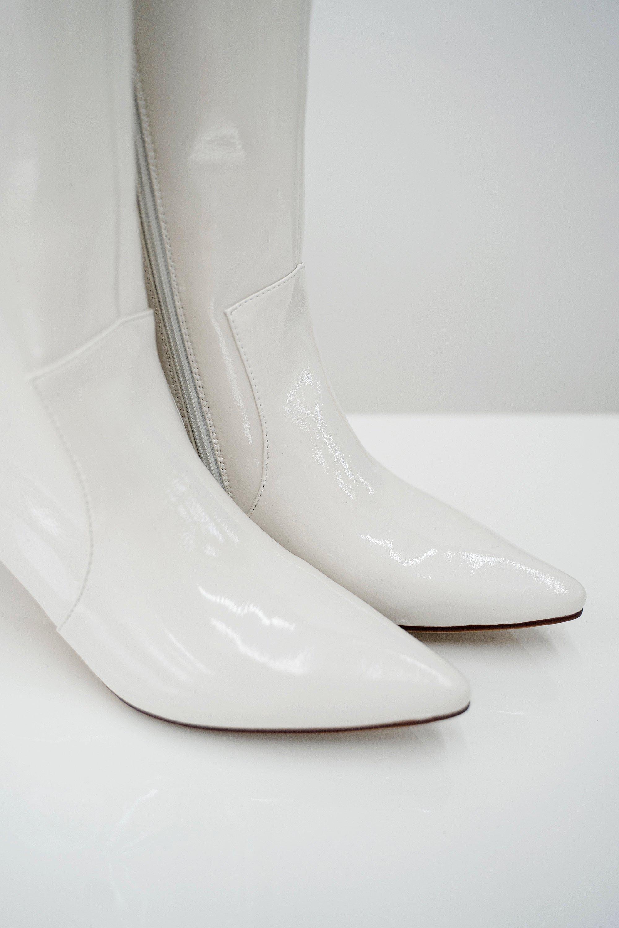 Vanessa Patent Leather Knee Boots