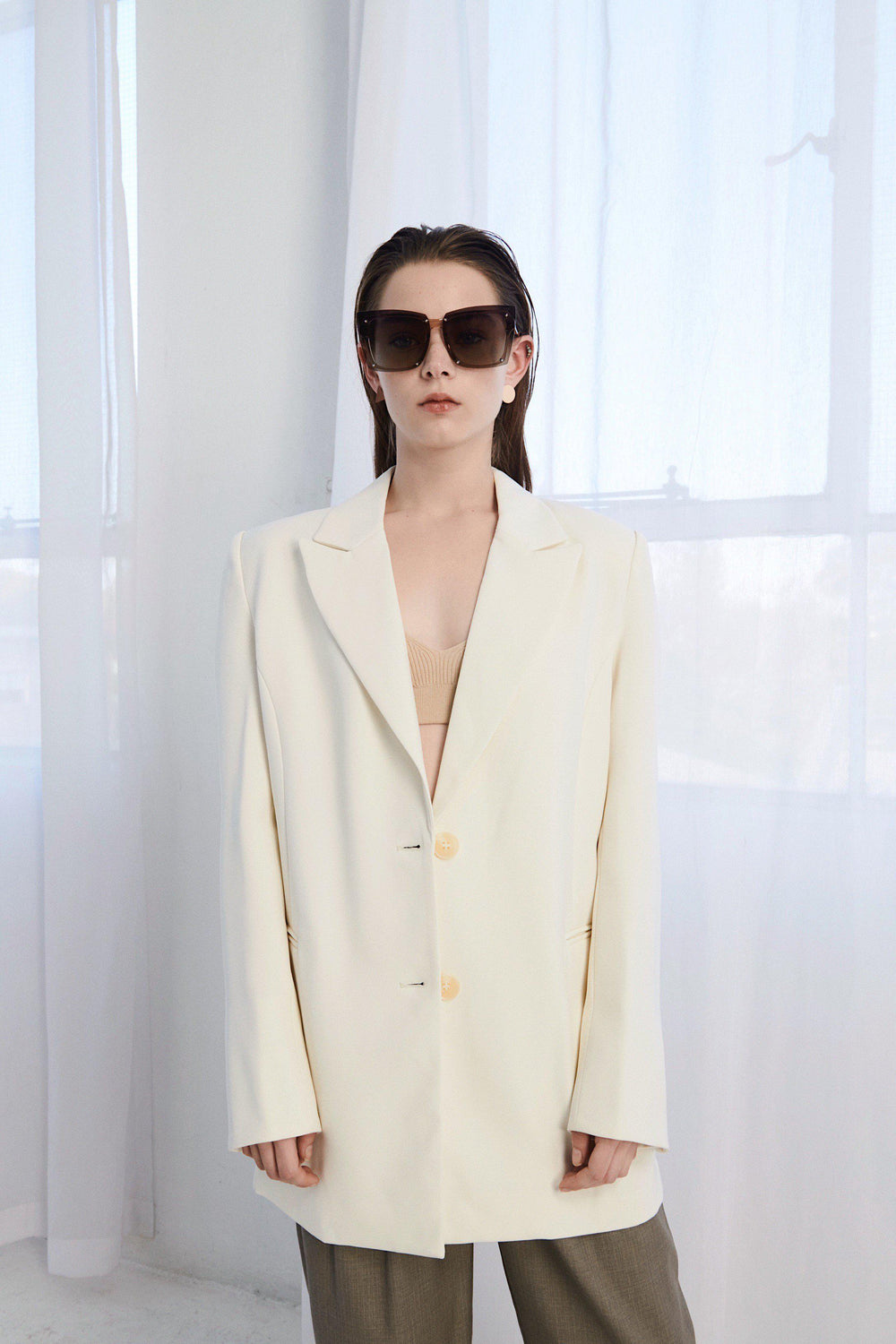 FRONT VAMPIRE SUNGLASSES - GREY-ACCESSORIES-My Dearest