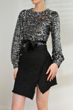 Disco Yes Open Back Sequined Velvet Top