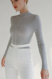 Daily Wool Blend Stretch Knit Top