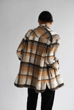 Clarke Wool Blend Flannel Coat