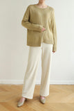 Sunday Groove Cashmere Blend Sweater - Ginger