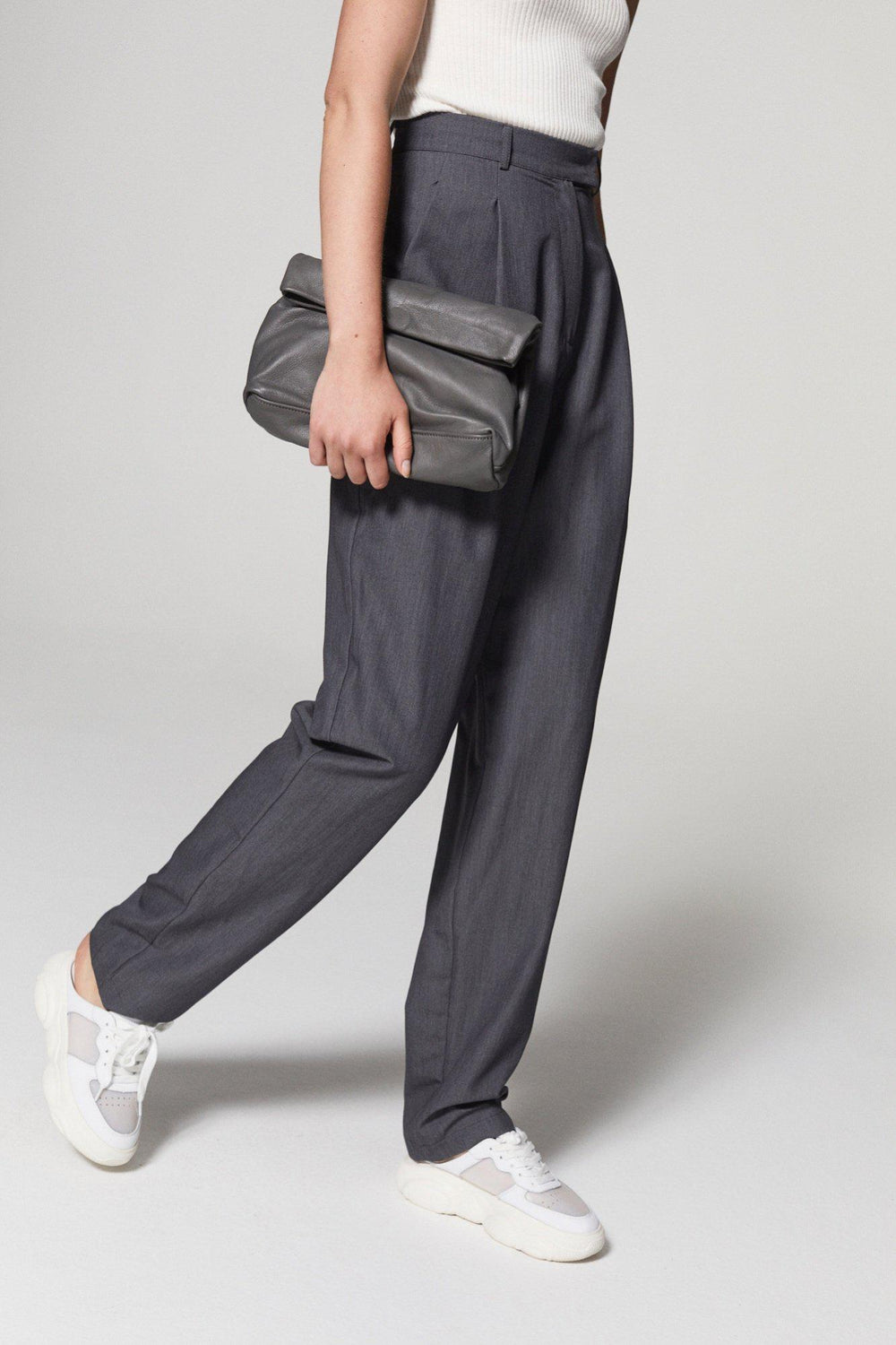 STREET STYLE HIGH RISE TAPERED PANTS-PANTS-My Dearest