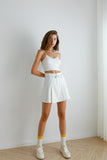 Love Parade Pleated Skirt With Belt