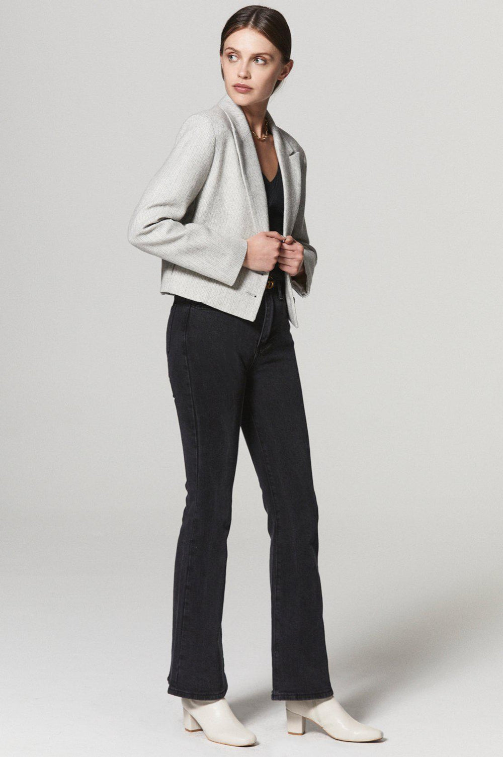 GIGI RIBBED KNIT TANK TOP - BLACK-TOPS-My Dearest