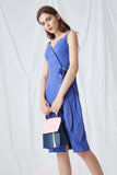 BECCA BUTTON-DETAILED WRAP DRESS-DRESS-My Dearest