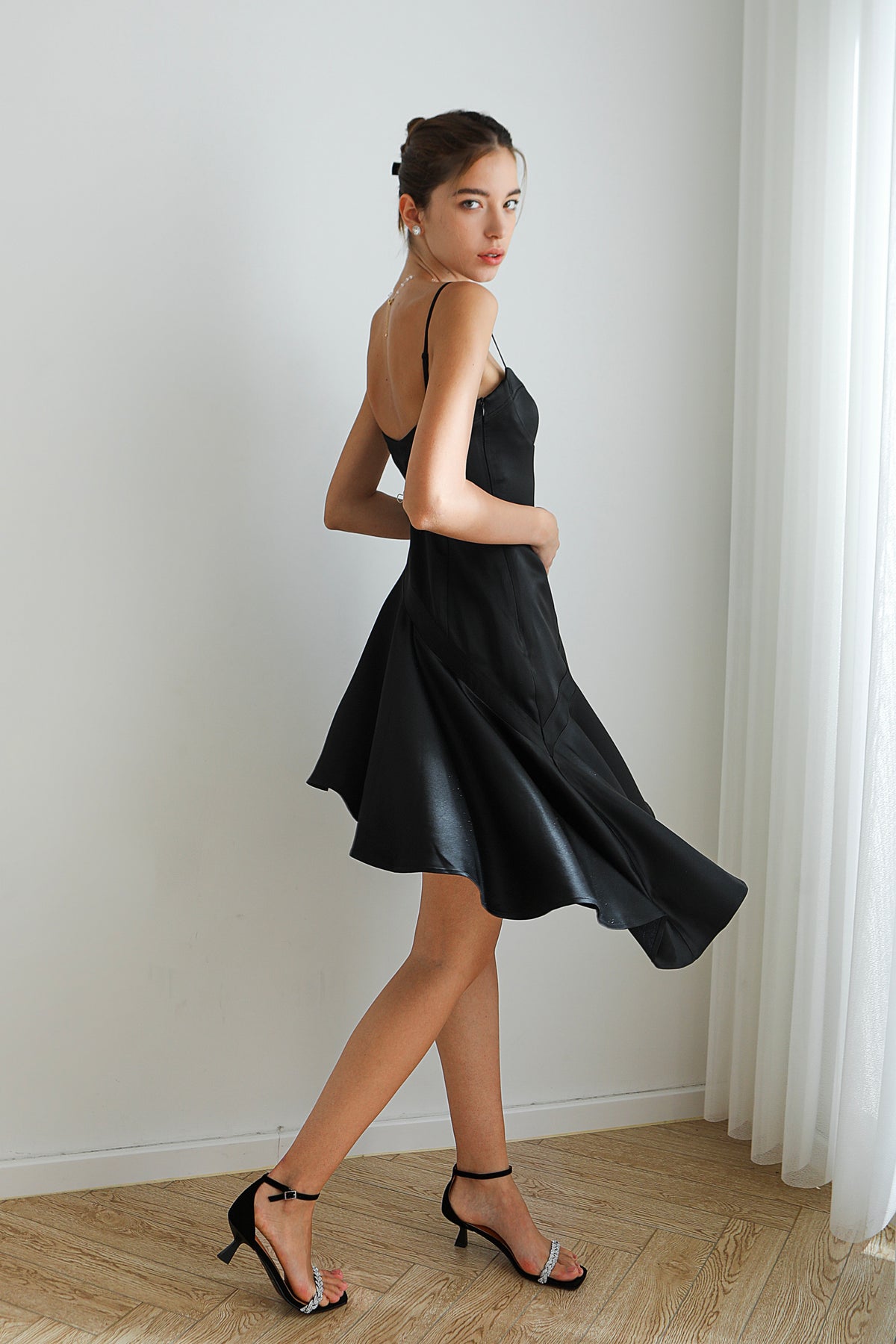Stardust Acetate Dress