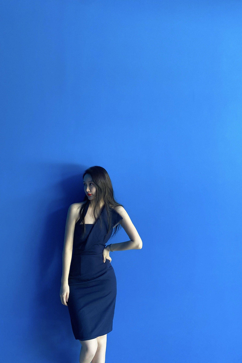 MIRANDA STRETCH CREPE MIDI DRESS-DRESS-My Dearest