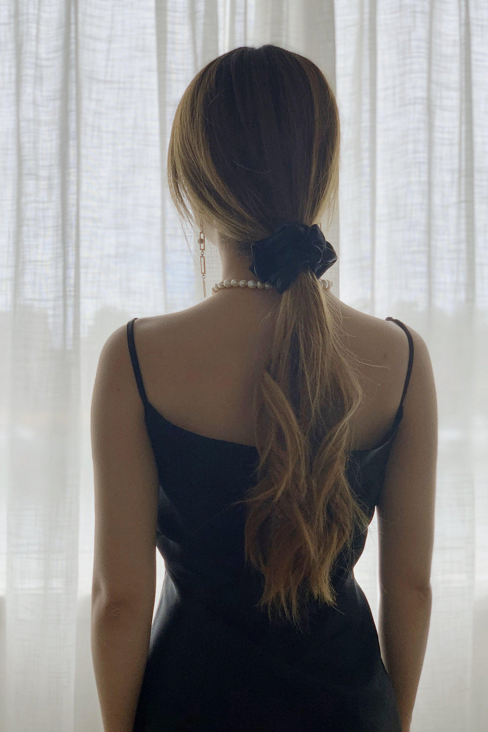 STARRY SKY SATIN DRESS-DRESS-My Dearest